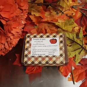 Pumpkin Spice Handmade Goat Milk Soap